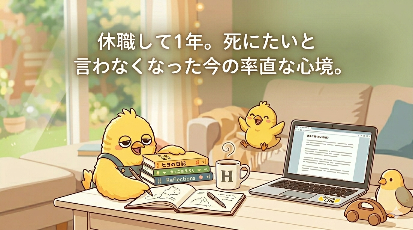 休職して1年。復職の意欲がわかない今の率直な心境と、家族との時間で見つけた「幸せ」の形